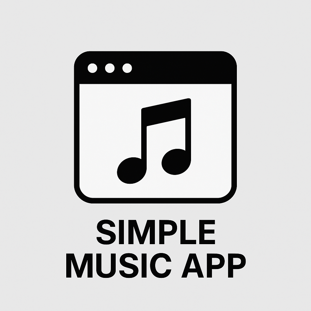 Simple music app